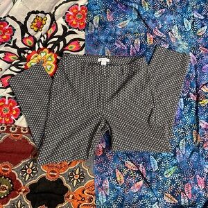 White House Black Market Tweed Slim Ankle Trousers Size 10